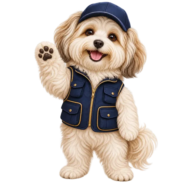 Northstar Transport fictional mascot, home pose